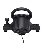 Volante trust gxt-289 con respuesta de vibracion y pedales 25122 compatible  con pc y consolas