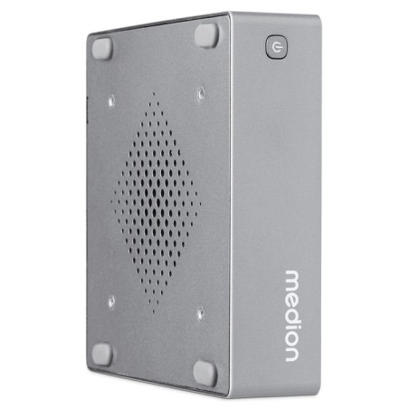 Barebone medion s06 md35340 intel n100 1x m.2 ssd 1xhdmi, 1xdp/ rj45/ 4xusb3.2, 1xusb3.2 tipo c/ wifi ax/ bt5.2/ soporte vesa