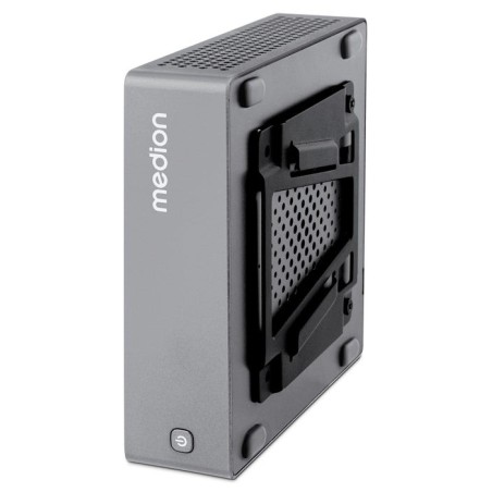 Barebone medion s06 md35340 intel n100 1x m.2 ssd 1xhdmi, 1xdp/ rj45/ 4xusb3.2, 1xusb3.2 tipo c/ wifi ax/ bt5.2/ soporte vesa