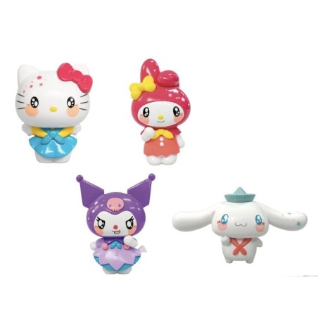 Blister 4 figuras hello kitty friends