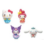 Blister 4 figuras hello kitty friends