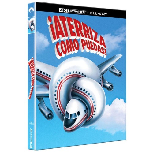 Pelicula aterriza como puedas (4k uhd - edición especial funda) - bd blu-ray