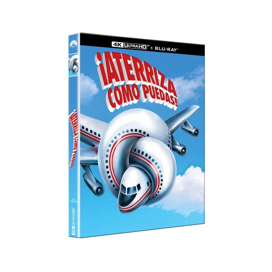 Pelicula aterriza como puedas (4k uhd - edición especial funda) - bd blu-ray