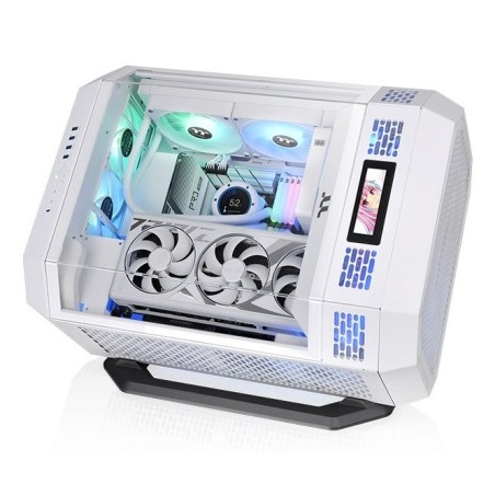 Kit de soporte de chasis thermaltake para the tower 600 snow, soporte blanco/negro, para colocación horizontal ac-076-on6nan-a1