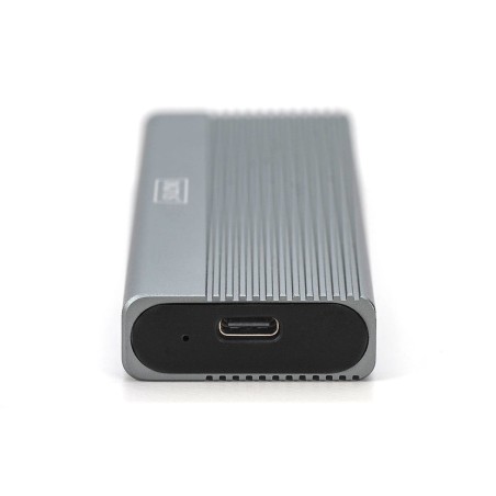 Caja digitus da-71120-1 externa para unidad de estado sólido (ssd) negro m.2