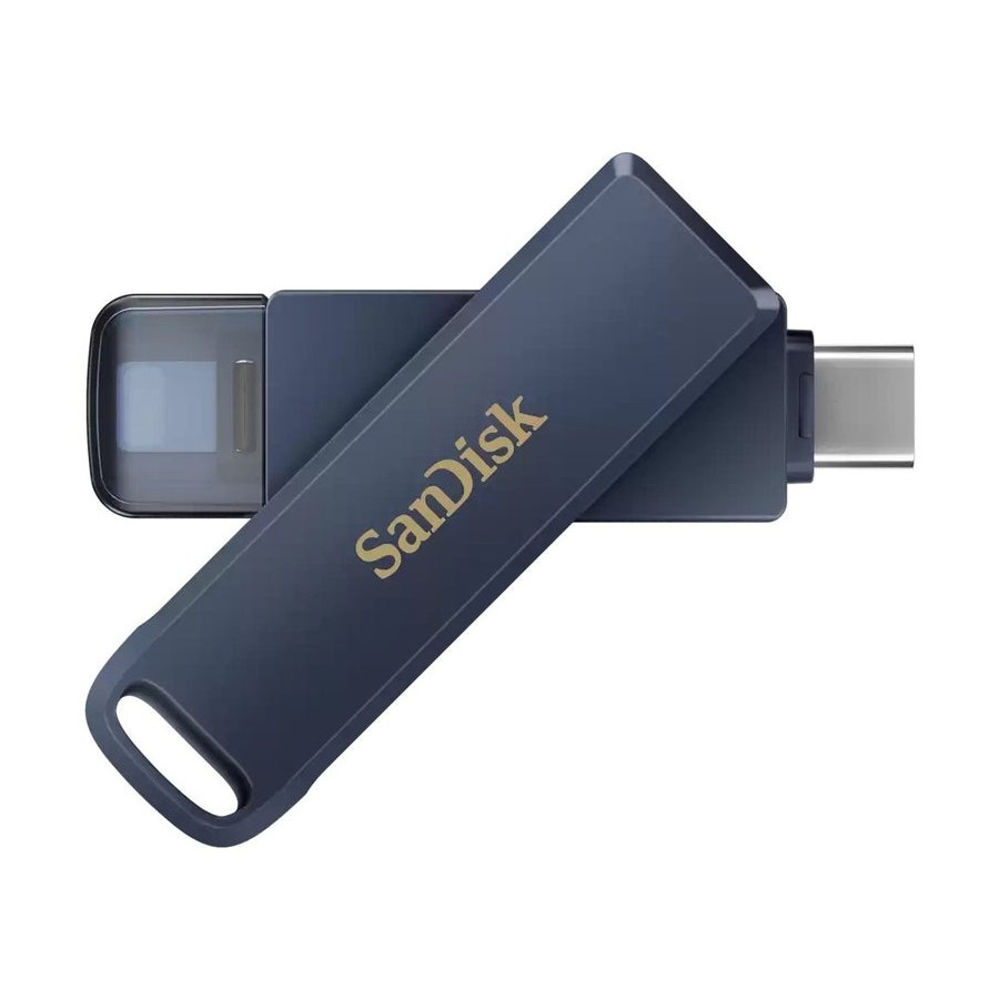 Sandisk phone drive unidad flash usb 256 gb usb-c / lightning cielo metalizado