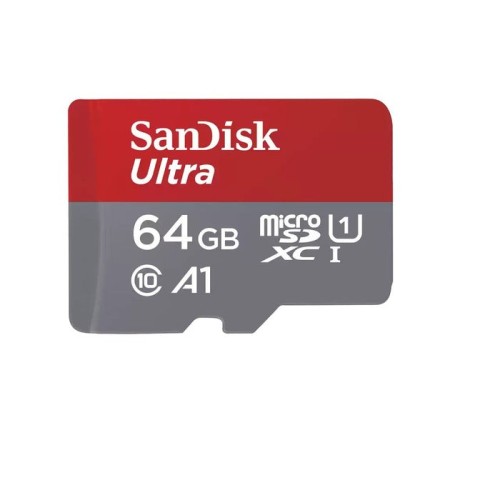 Sandisk ultra tarjeta de memoria flash (adaptador microsdxc a sd incluido) 64gb a1 / uhs-i u1 / class10 microsdxc uhs-i