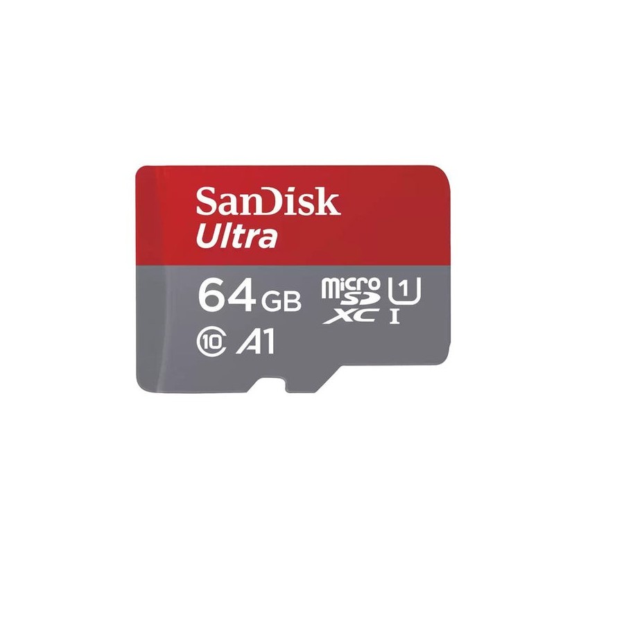 Sandisk ultra tarjeta de memoria flash (adaptador microsdxc a sd incluido) 64gb a1 / uhs-i u1 / class10 microsdxc uhs-i