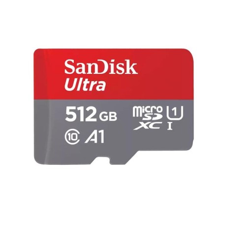 Sandisk ultra tarjeta de memoria flash (adaptador microsdxc a sd incluido) 512gb a1 / uhs class 1 / class10 microsdxc uhs-i