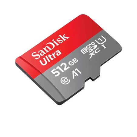 Sandisk ultra tarjeta de memoria flash (adaptador microsdxc a sd incluido) 512gb a1 / uhs class 1 / class10 microsdxc uhs-i