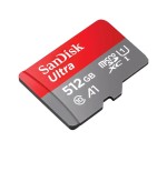 Sandisk ultra tarjeta de memoria flash (adaptador microsdxc a sd incluido) 512gb a1 / uhs class 1 / class10 microsdxc uhs-i