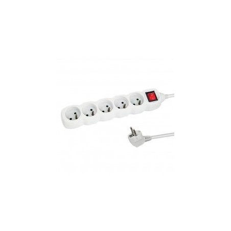 Esperanza elk215w regleta 5gn/3m blanco