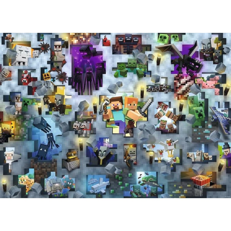 Puzzle 1000 elementów minecraft challenge