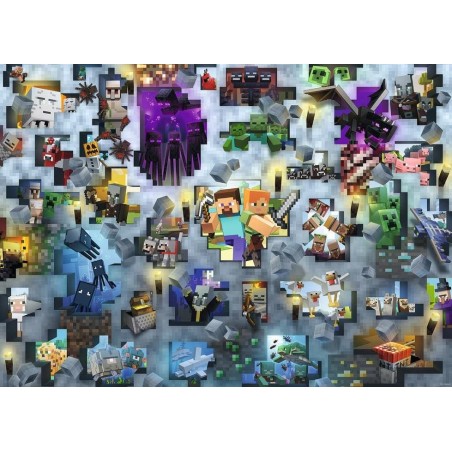 Puzzle 1000 elementów minecraft challenge