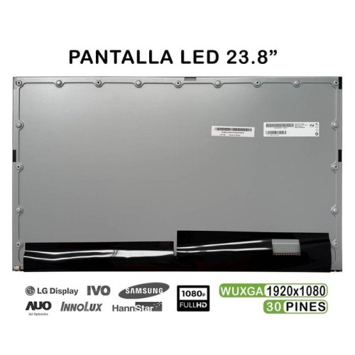 Pantalla led de 23.8" para portátil m238hvn02.1 fhd