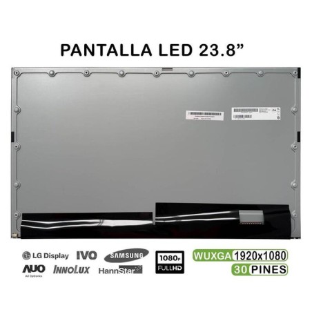 Pantalla led de 23.8" para portátil m238hvn02.1 fhd