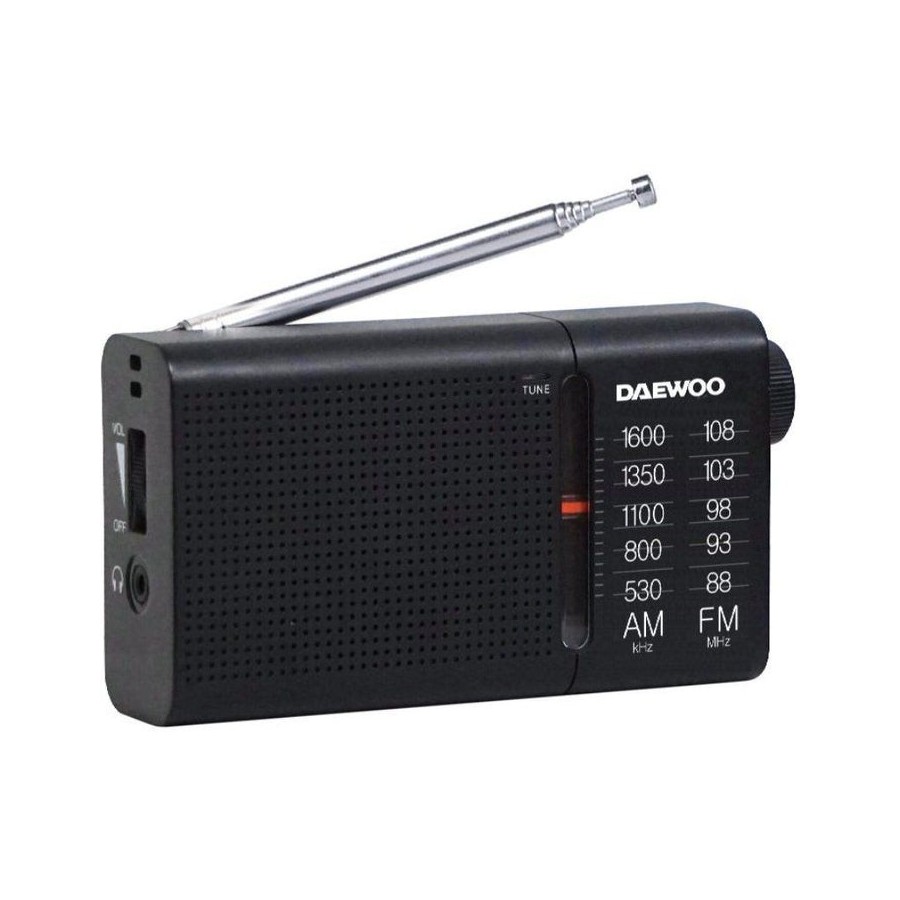 Radio portátil daewoo dw1119 negra