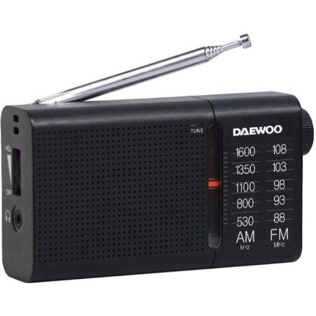 Radio portátil daewoo dw1119 negra