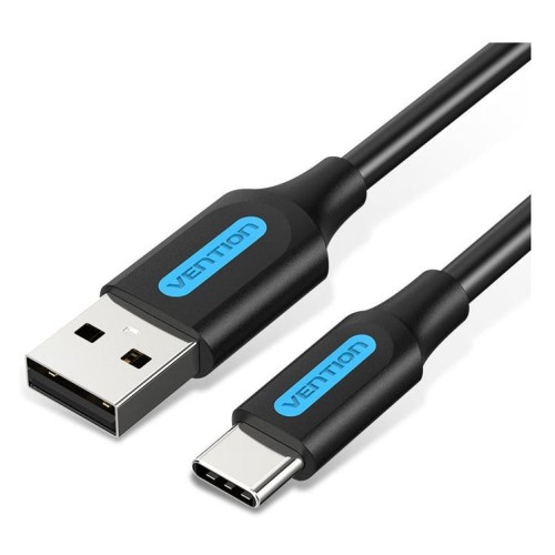 Cable usb 2.0 tipo-c vention coklf usb tipo-c macho usb macho hasta 60w 480mbps 1m azul