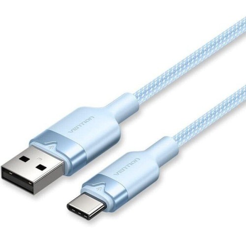 Cable usb 2.0 tipo-c vention ctnlh usb tipo-c macho usb macho hasta 60w 480mbps 2m azul