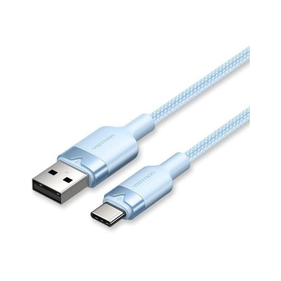 Cable usb 2.0 tipo-c vention ctnlh usb tipo-c macho usb macho hasta 60w 480mbps 2m azul