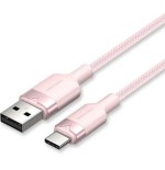Cable usb 2.0 tipo-c vention ctnph usb tipo-c macho usb macho hasta 60w 480mbps 2m rosa