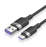 Cable usb 2.0 tipo-c vention ctobh usb tipo-c macho usb macho hasta 100w 480mbps 2m negro