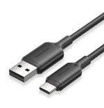 Cable usb 2.0 tipo-c vention ctqbf usb tipo-c macho usb macho hasta 60w 480mbps 1m negro