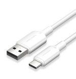 Cable usb 2.0 tipo-c vention ctqwf usb tipo-c macho usb macho hasta 60w 480mbps 1m blanco