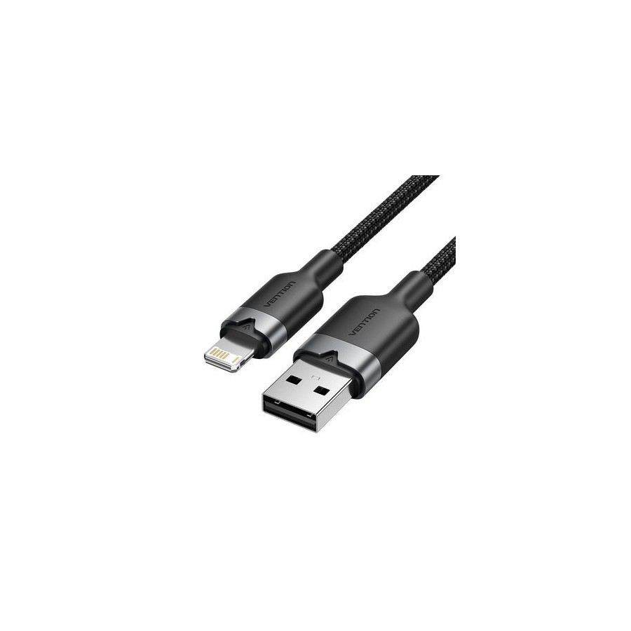 Cable usb lightning vention lanbf usb macho lightning macho 480mbps 1m negro