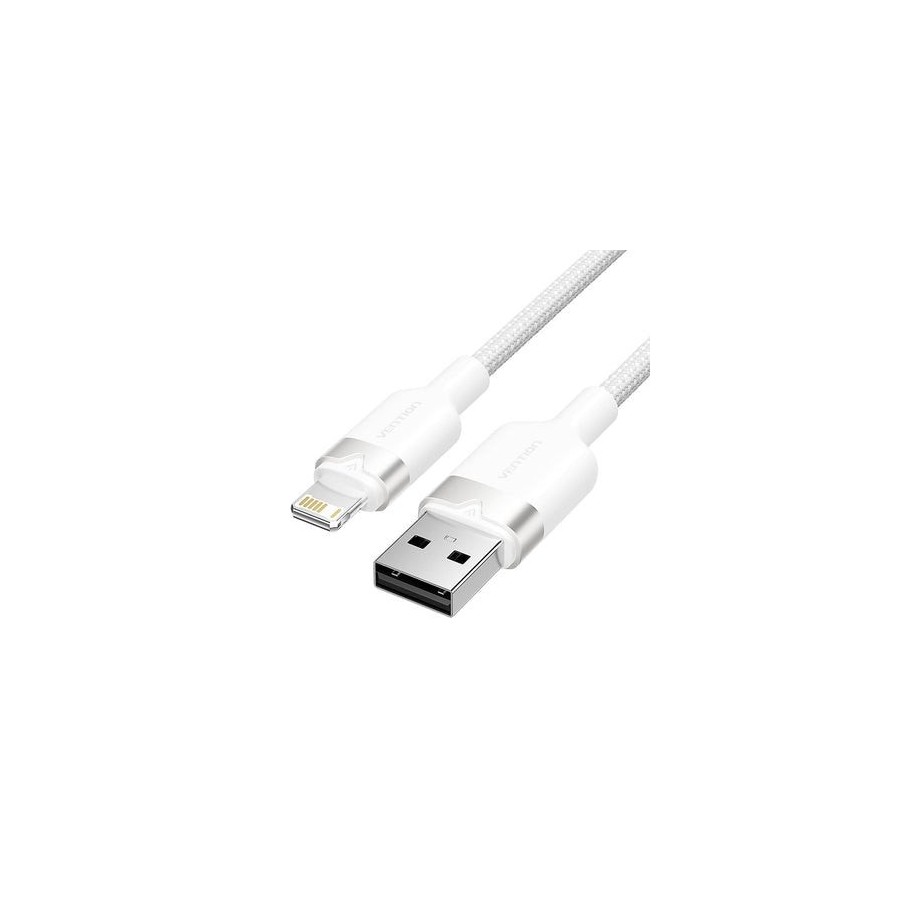 Cable usb lightning vention lanwh usb macho lightning macho 480mbps 2m blanco