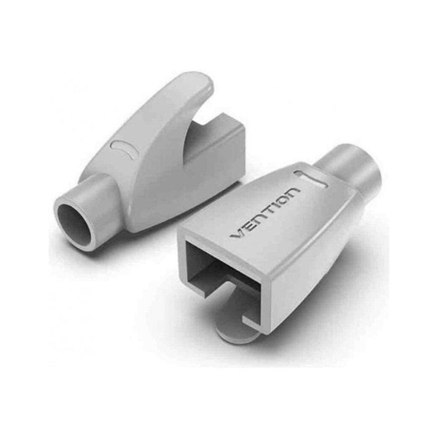 Funda protectora rj45 vention iodm0-100 100 uds gris claro