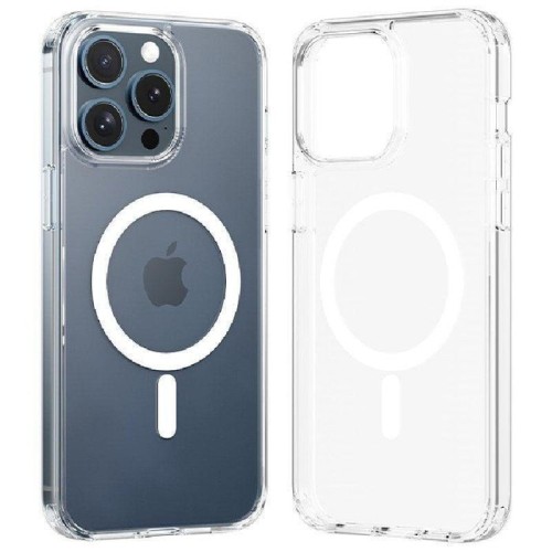 Funda dura con magsafe vention kubt0-40 compatible con iphone 14 pro max transparente