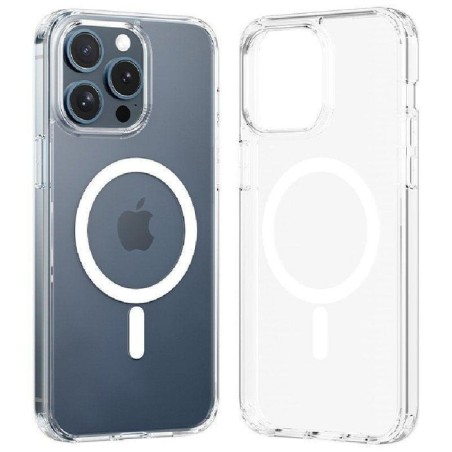 Funda dura con magsafe vention kubt0-40 compatible con iphone 14 pro max transparente