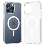 Funda dura con magsafe vention kubt0-40 compatible con iphone 14 pro max transparente