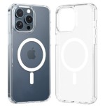Funda dura con magsafe vention kuct0-40 compatible con iphone 15 pro transparente