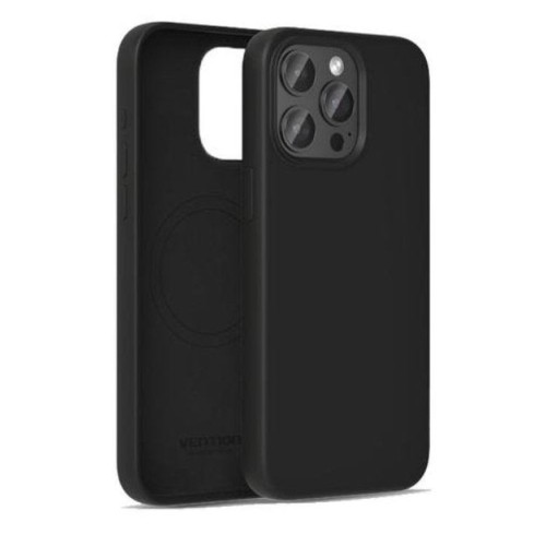 Funda silicona con magsafe vention kudb0-40 compatible con iphone 13 pro max negro