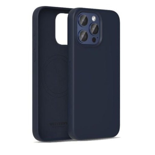 Funda silicona con magsafe vention kudl0-20 compatible con iphone 13 mini azul