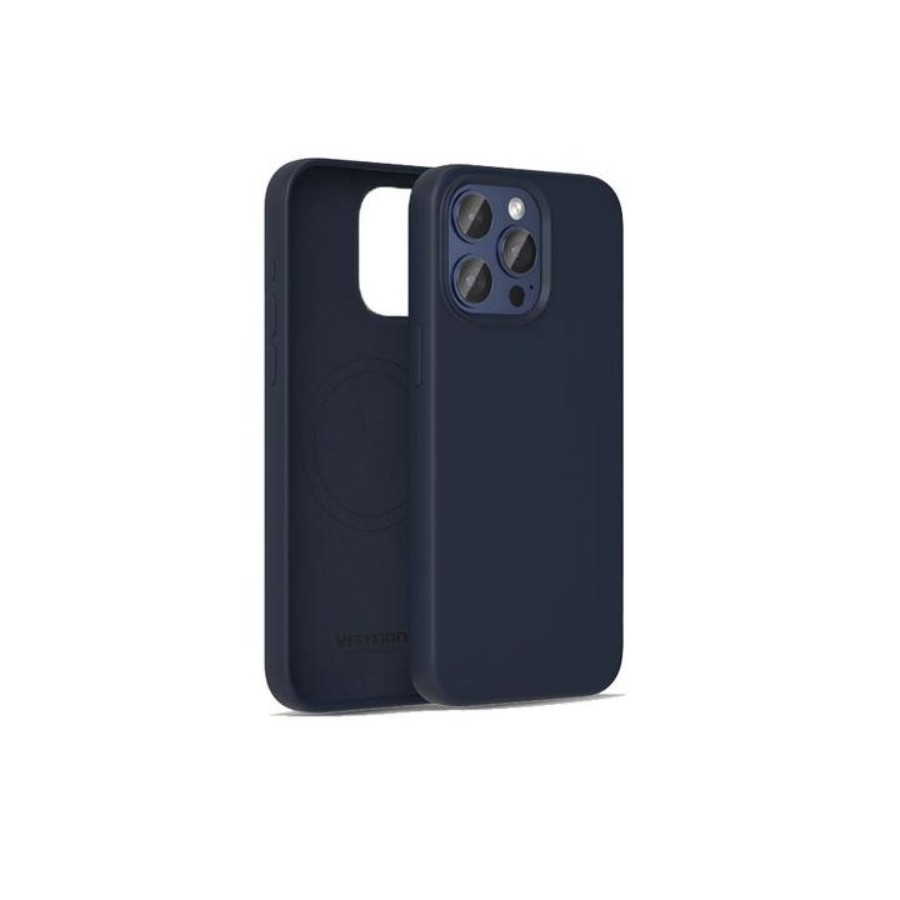 Funda silicona con magsafe vention kudl0-40 compatible con iphone 13 pro max azul
