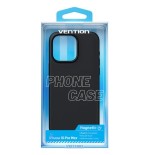 Funda silicona con magsafe vention kufb0-40 compatible con iphone 15 pro negro