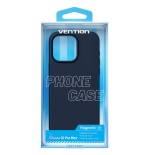 Funda silicona con magsafe vention kufl0-40 compatible con iphone 15 pro max azul