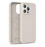 Funda silicona con magsafe vention kufm0-40 compatible con iphone 15 pro max gris