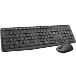 Teclado español + ratón logitech mk235 inalámbrico usb qwerty gris 920-007919