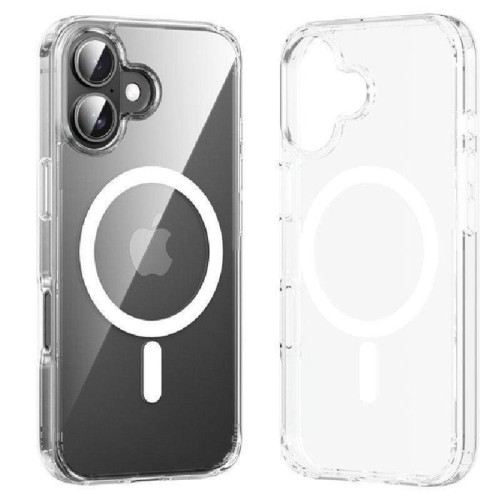 Funda dura con magsafe vention kugt0-20 compatible con iphone 16 plus transparente