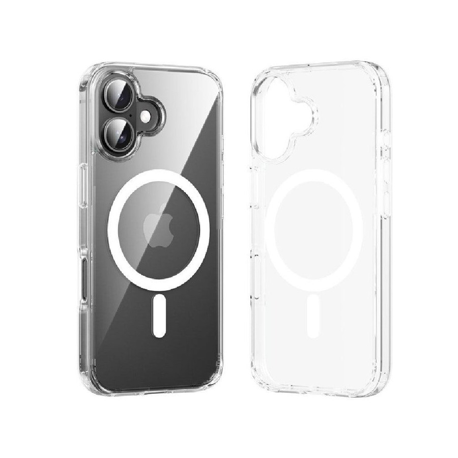Funda dura con magsafe vention kugt0-30 compatible con iphone 16 pro transparente