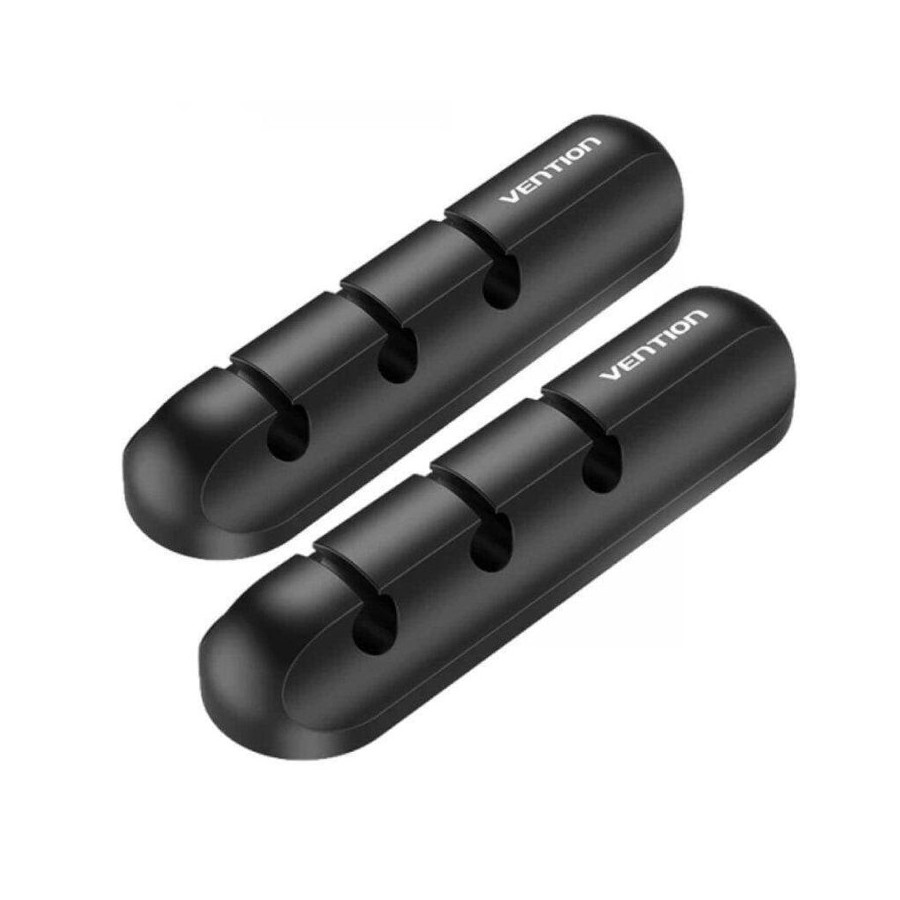 Organizador de cables en espiral vention kbtb0-2 3 puertos pack de 2