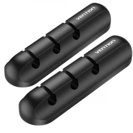 Organizador de cables en espiral vention kbtb0-2 3 puertos pack de 2