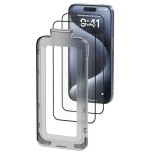 Protector de pantalla de cristal templado vention kuitcc-40 para iphone 13 pro max + herramienta de instalación antipolvo