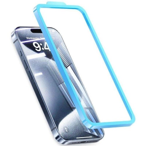 Protector de pantalla de cristal templado vention kuntcb-20 para iphone 16 pro + herramienta de instalación