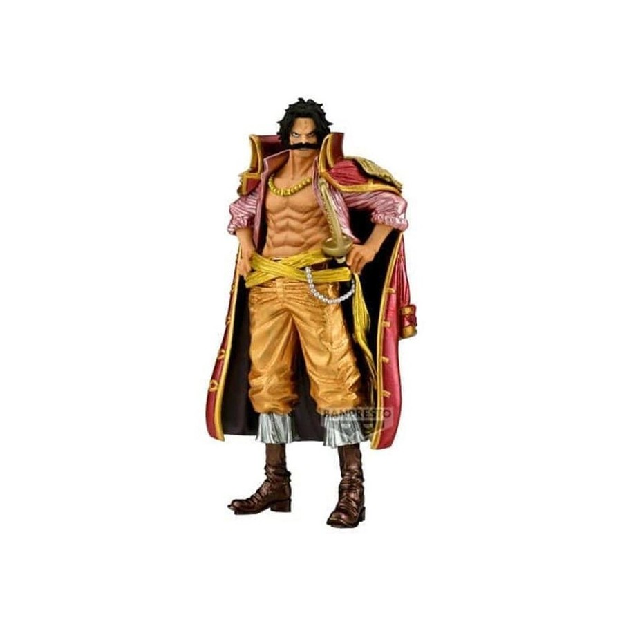 Figura banpresto one piece king of artist gold roger 23cm